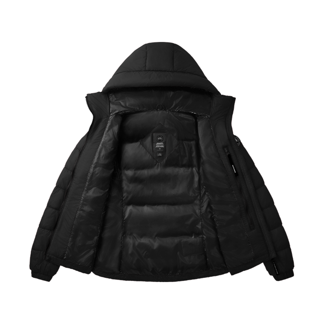 (W) 캐나다 구스 애보트 후디 블랙 라벨 블랙((W) Canada Goose Abbott Hoody Black Label Black)