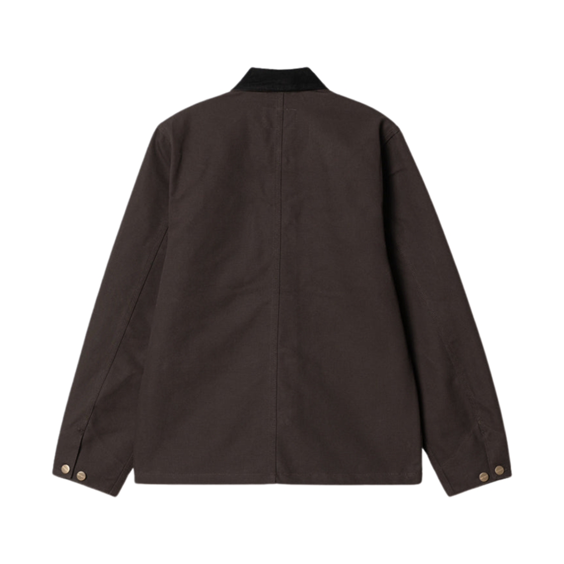 칼하트 WIP 언라인드 디어본 캔버스 미시건 초어 코트 토바코 블랙 리지드 - 스프링(Carhartt WIP Unlined Dearborn Canvas Michigan Chore Coat Tobacco Black Rigid - Spring) - 2