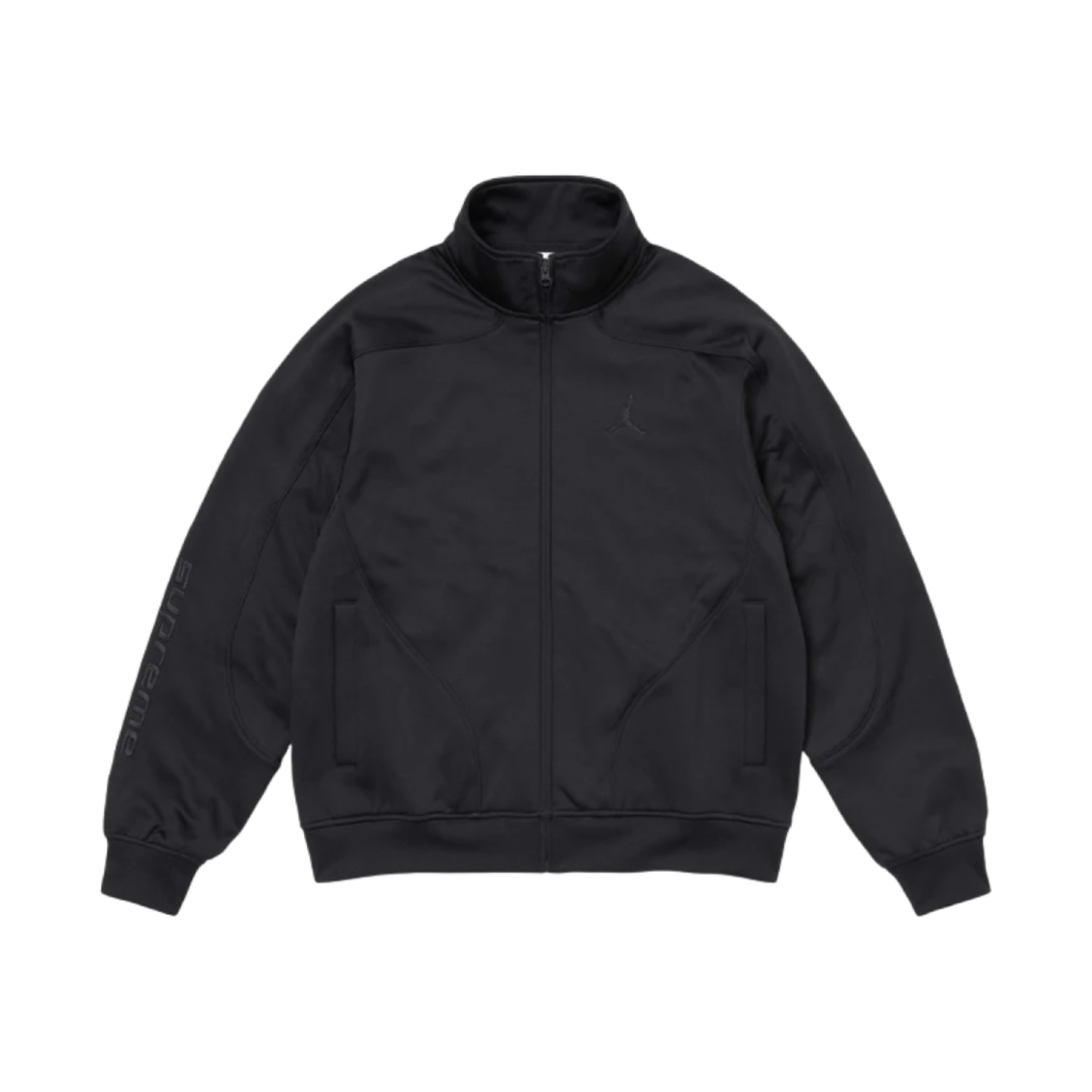 슈프림 x 조던 트리콧 트랙 자켓 블랙 - 24FW | Supreme | KREAM