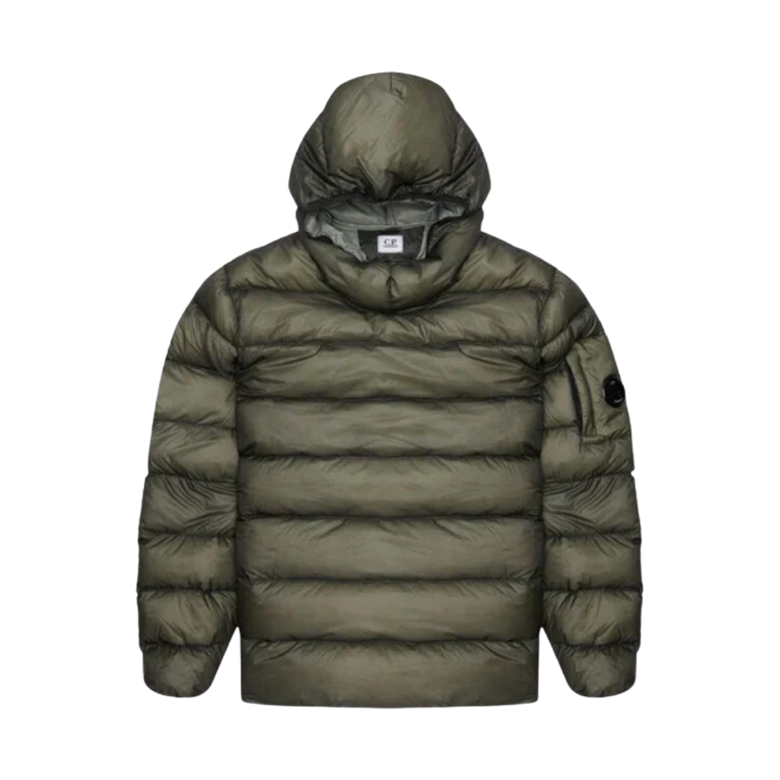 C.P. 컴퍼니 DD 쉘 패디드 오버셔츠 올리브 - 21FW(C.P. Company DD Shell Padded Overshirt Olive - 21FW)