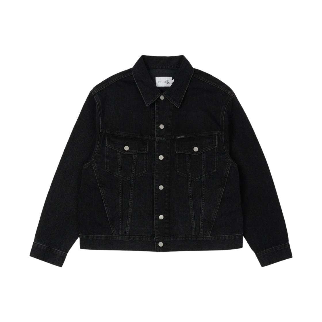 팔라스 x CK1 릴렉스드 트러커 데님 자켓 미드스톤 블랙 - 22SS