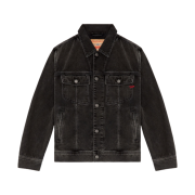 Diesel D-Barcy Regular-Fit Trucker Jacket Black