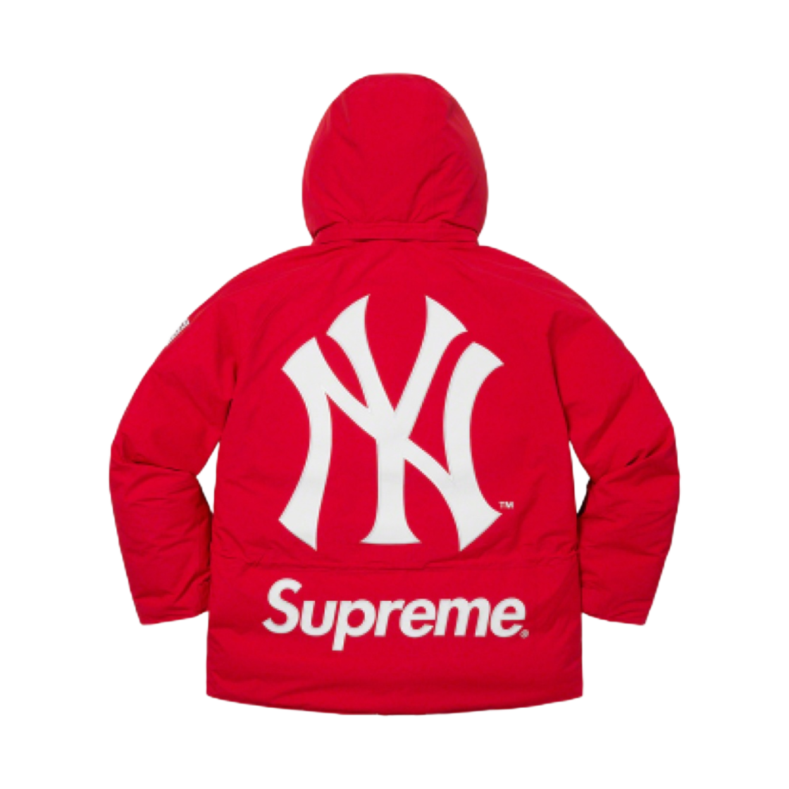 슈프림 x 뉴욕 양키스 고어텍스 700-필 다운 자켓 레드 - 21FW(Supreme x New York Yankees Gore-Tex 700-Fill Down Jacket Red - 21FW) - 3