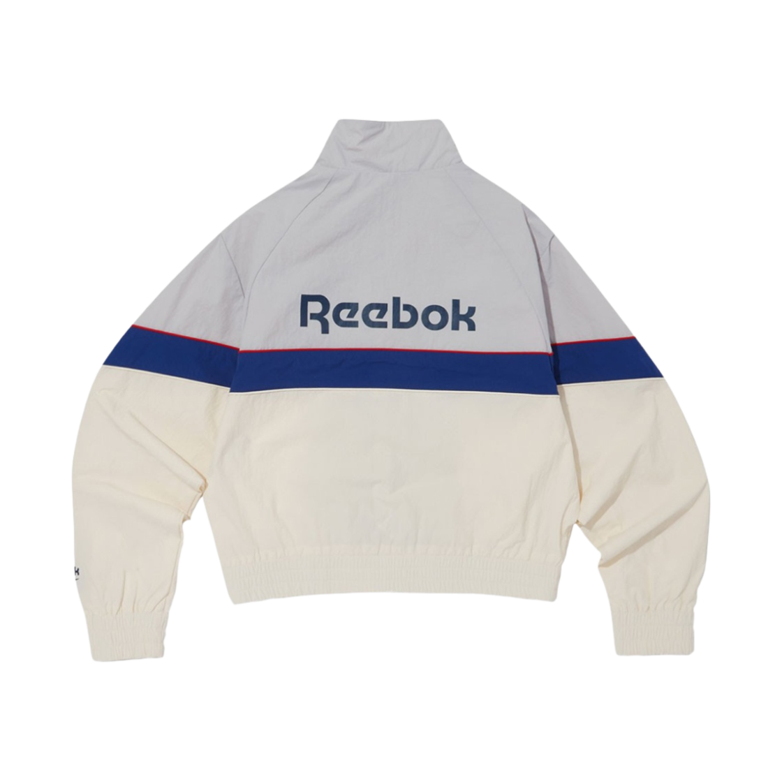(W) 리복 트윈 벡터 크롭 윈드브레이커 오프 화이트((W) Reebok Twin Vector Crop Windbreaker Off White) - 2