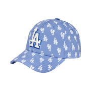 MLB Monogram Classic Structure Ball Cap LA Dodgers Cobalt Blue