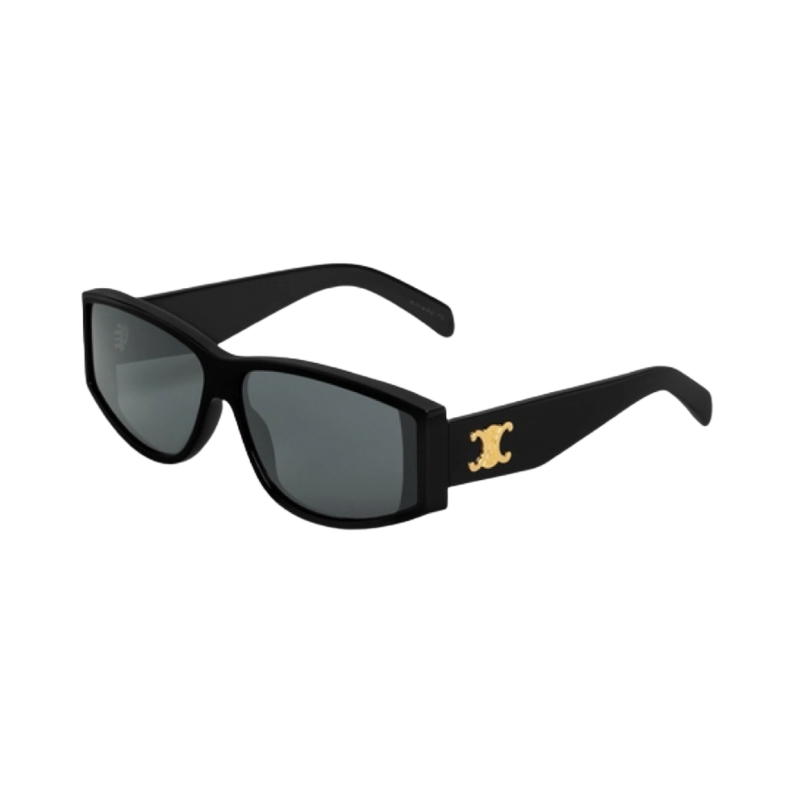 4S227CPLB-38NO (W) Celine Triomphe 07 Sunglasses in Acetate Black - #2