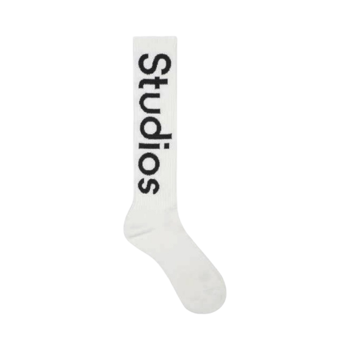 아크네 스튜디오 로고 니삭스 오프 화이트(Acne Studios Logo Knee Socks Off White) - 2