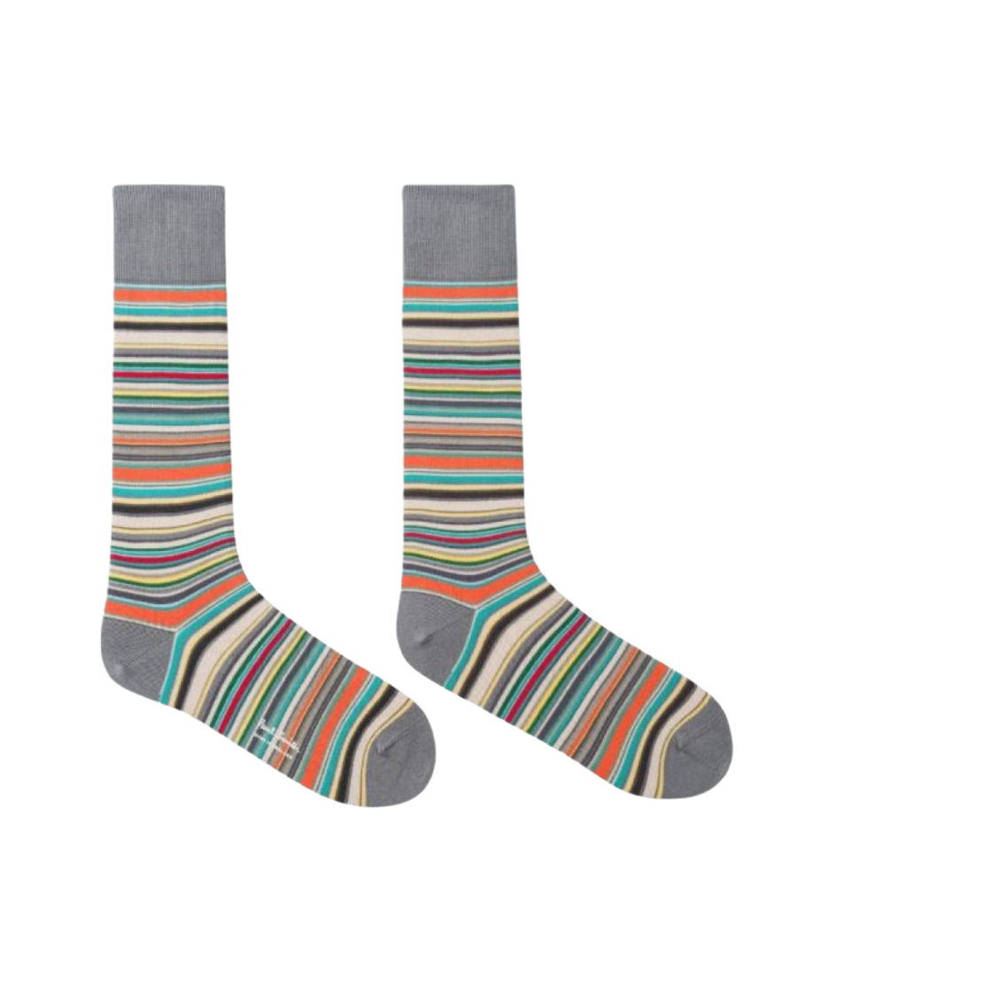 폴 스미스 시그니쳐 스트라이프 삭스 그레이(Paul Smith Signature Stripe Socks Grey) - 2