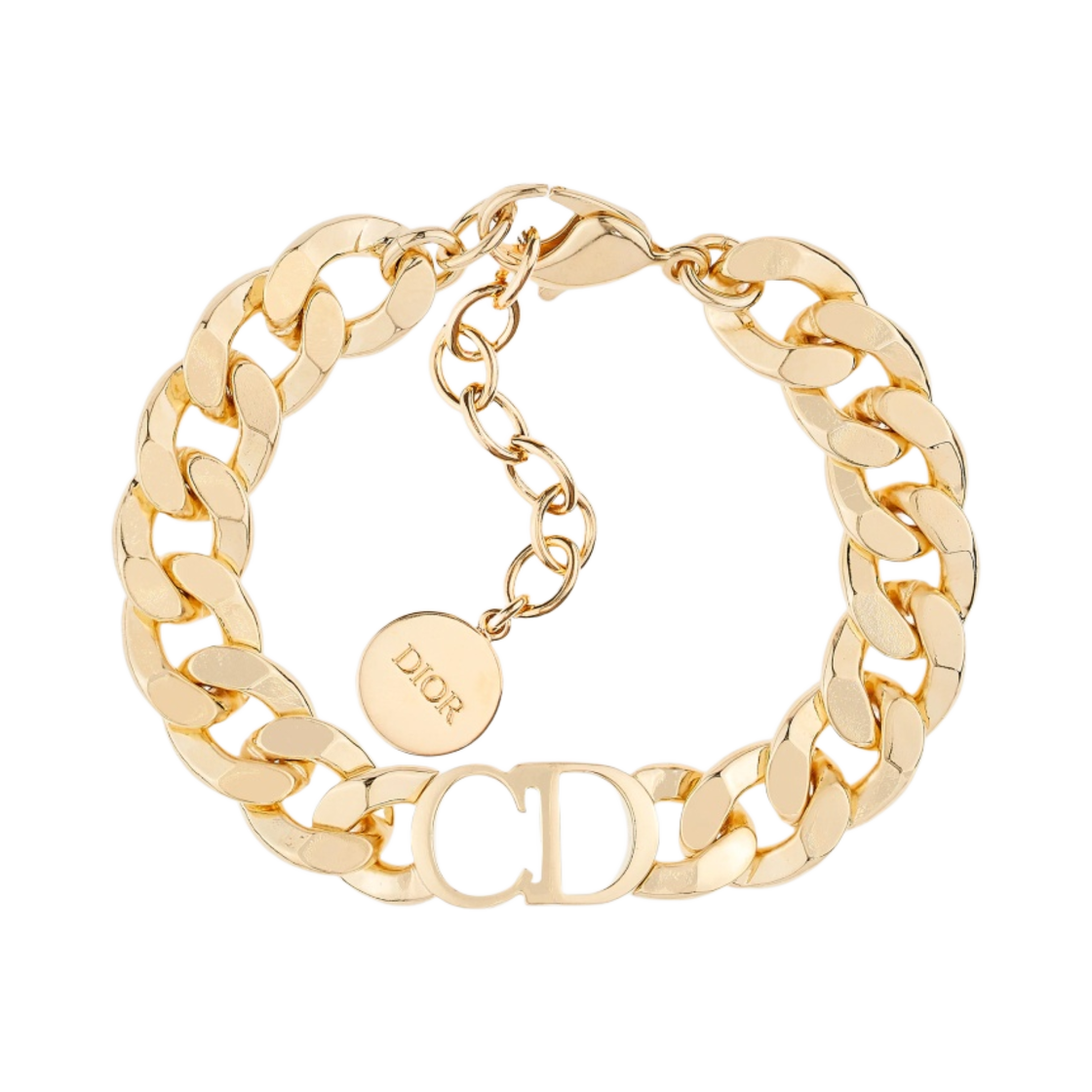 (W) 디올 단수스 에뚜왈 브레이슬릿 골드 피니쉬 메탈((W) Dior Danseuse Étoile Bracelet Gold Finish Metal) - 1