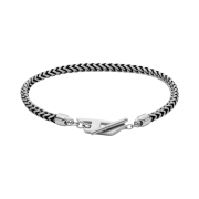 Diesel Dx1551040 Stainless Steel Chain Bracelet Silver Black