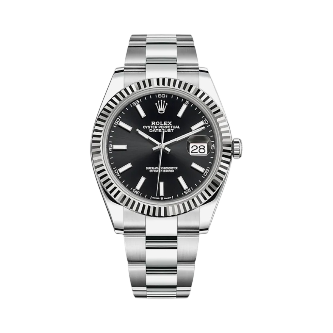 126334 Rolex Datejust 41mm 126334 Bright Black Oyster - 대표 이미지 #1