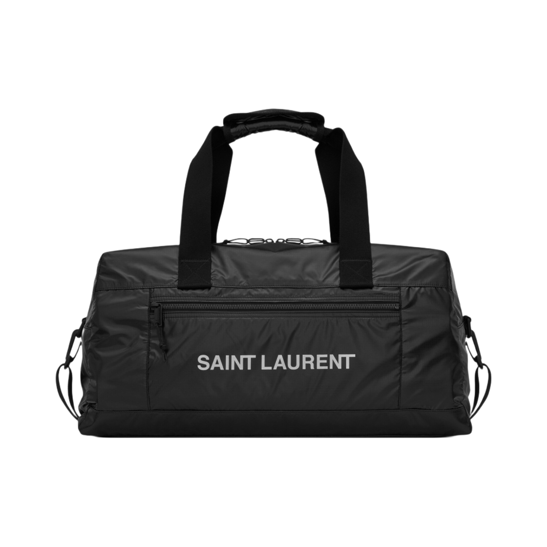 581374-HO21Z-1054 Saint Laurent Nylon Nuxx Duffle Bag Black Platinum