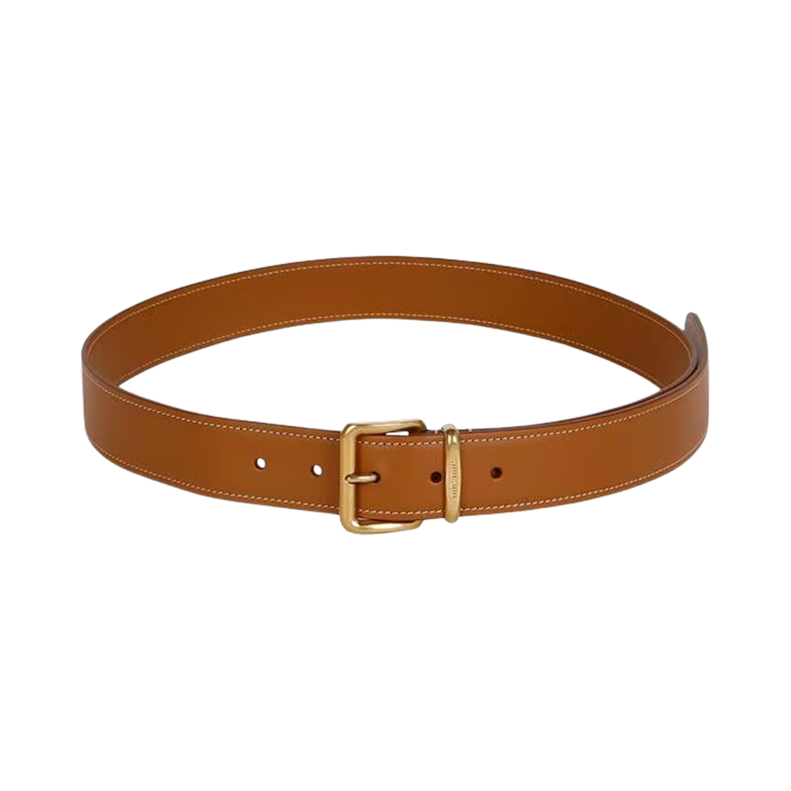 5CC536-2AIX-F098L (W) Miu Miu Leather Belt Caramel