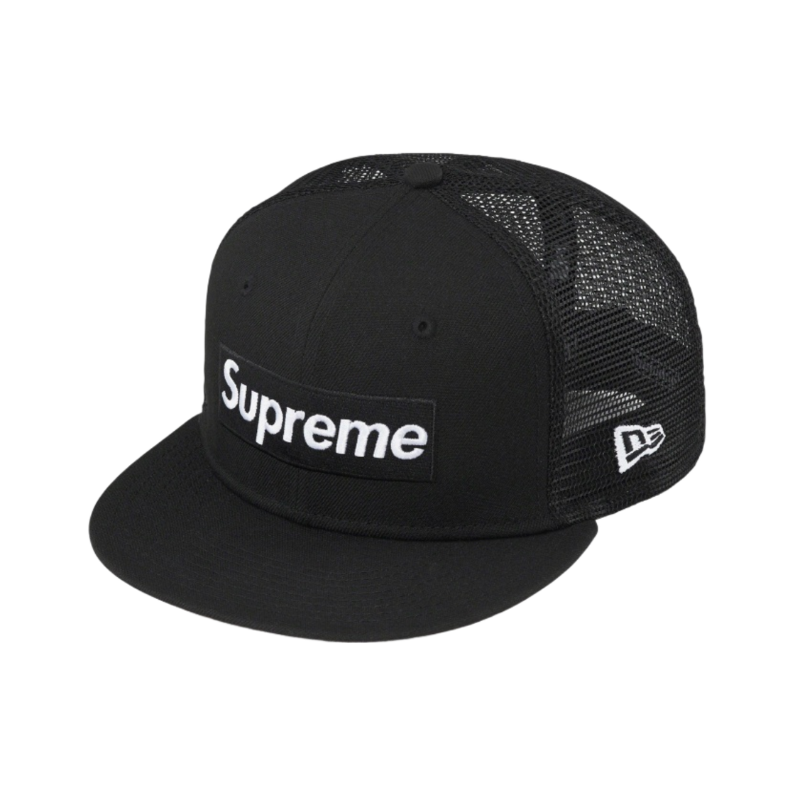 슈프림 크레스트 메쉬 백 6-패널 블랙 - 25FW | Supreme | KREAM