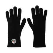 Moncler Wool Gloves Black - 24FW