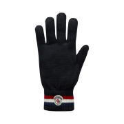 Moncler Tricolor Knit Gloves Black - 22FW