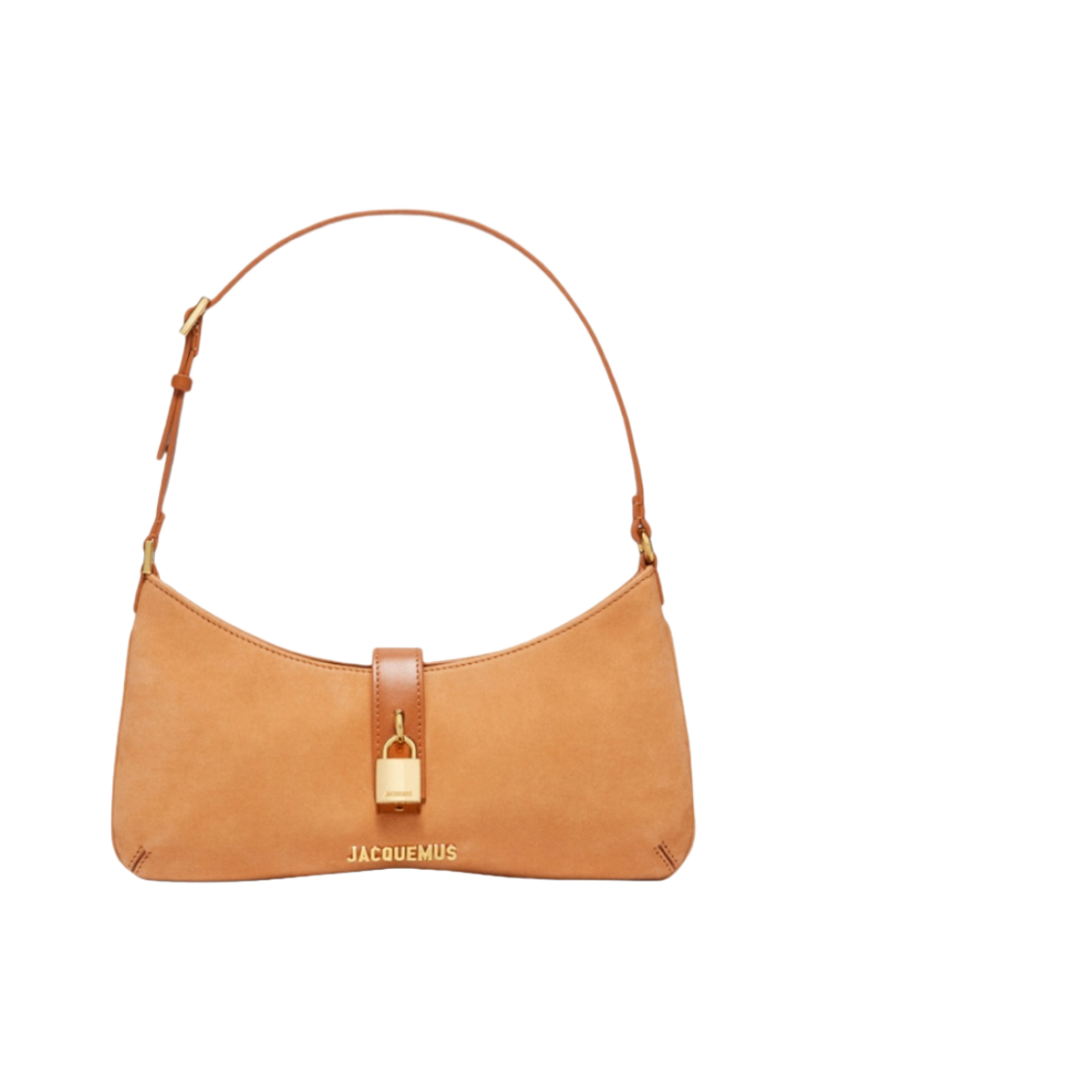 자크뮈스 르 비쥬 카테나 패드락 숄더백 다크 옐로우(Jacquemus Le Bisou Cadenas Padlock Shoulder Bag Dark Yellow) - 1