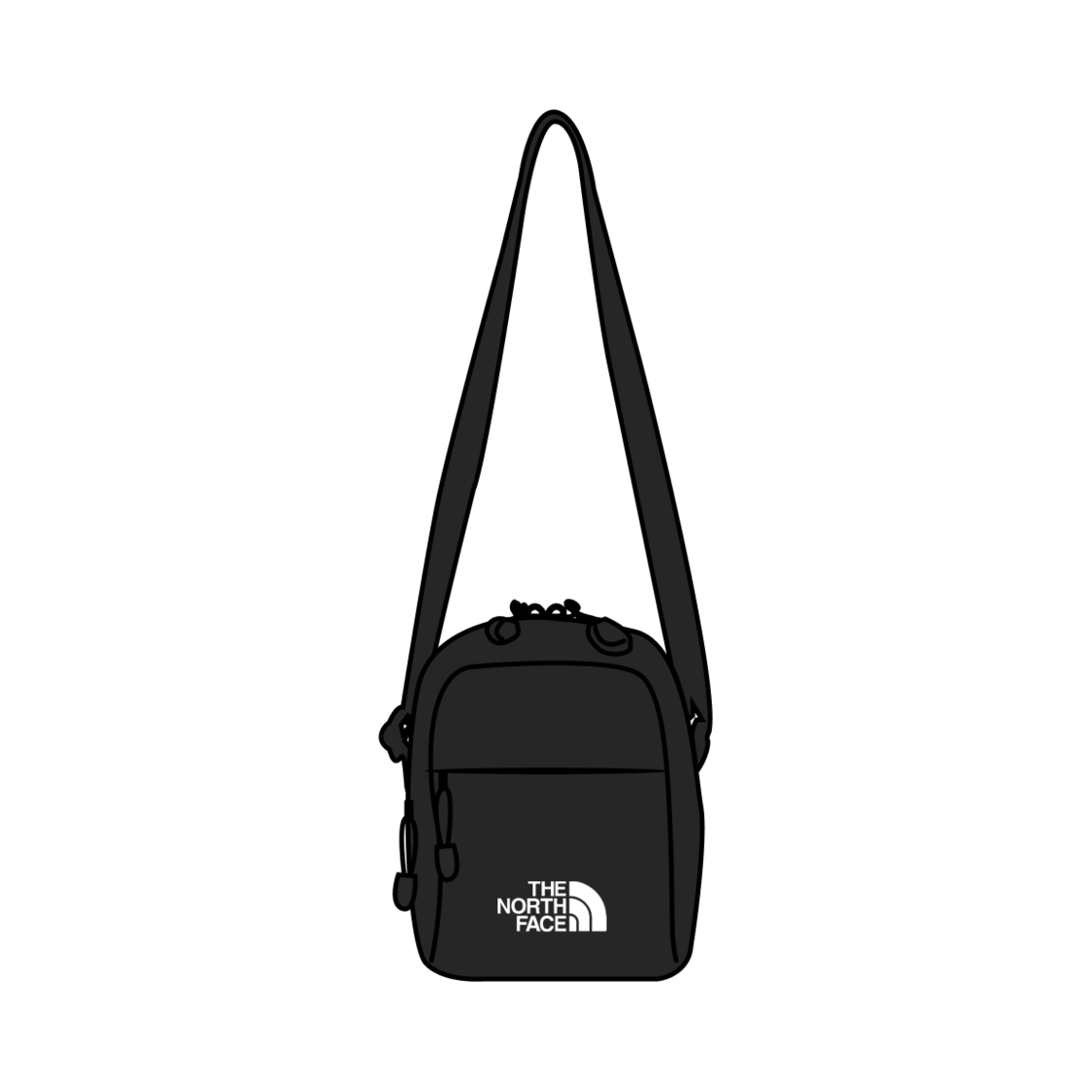 노스페이스 스탠다드 크로스 백 스몰 블랙 | The North Face | KREAM