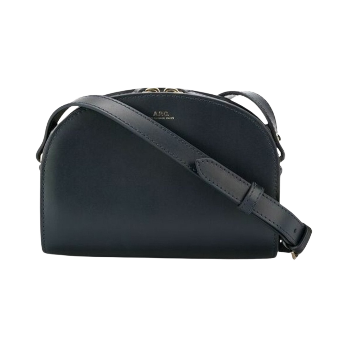 PXAWV-F61392-IAK A.P.C. Demi-Lune Mini Bag Dark Navy