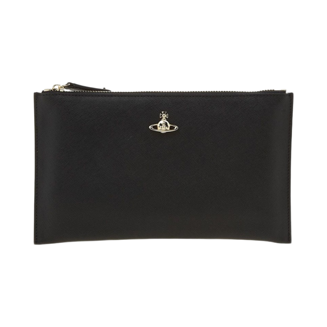비비안 웨스트우드 사피아노 지퍼 퍼스 블랙(Vivienne Westwood Saffiano Purse with Zip Black) - 1