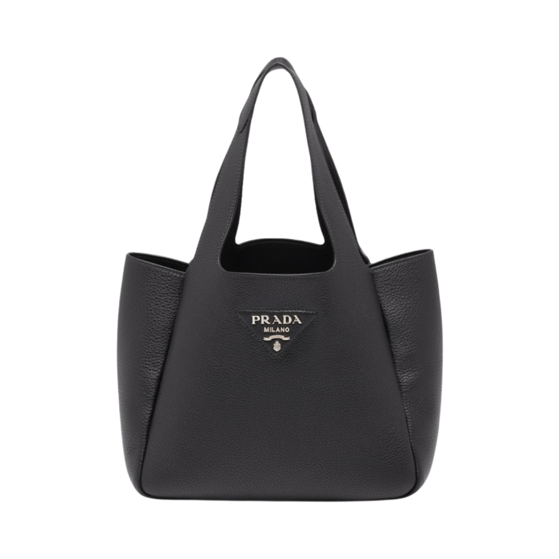 프라다 레더 토트백 블랙(Prada Leather Tote Bag Black) - 1