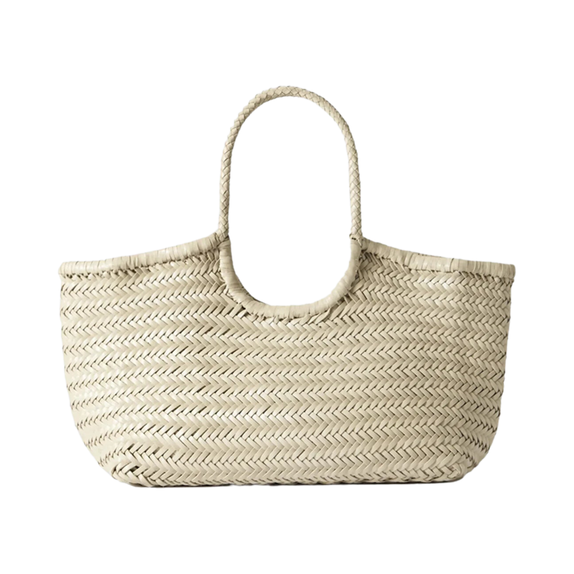 8822 Dragon Diffusion Nantucket Basket Bag Pearl