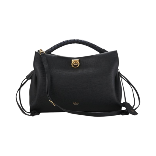 Mulberry Iris Medium Tote Bag Black