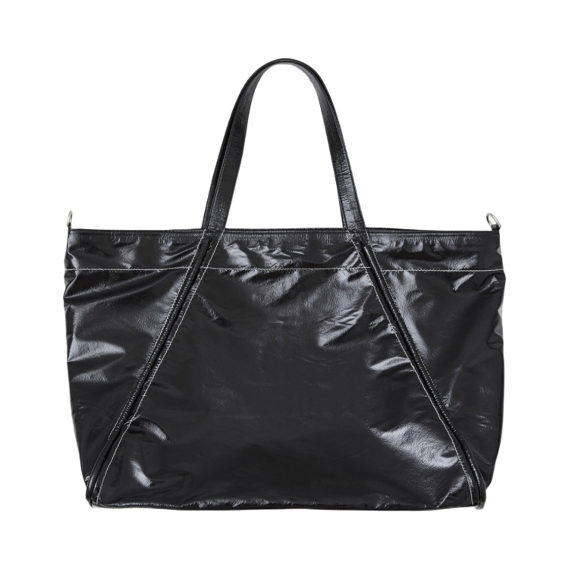 【Matin Kim】FABRIC NEW SHOPPER BAG ブラック MK2400BG025MBB_2.jpg