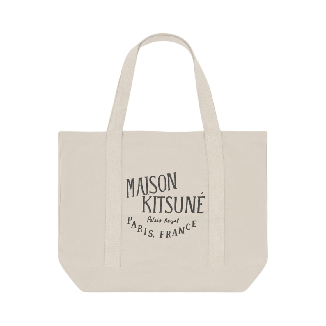 LW05102WW0008-P700 Maison Kitsune Palais Royal Shopping Bag Ecru