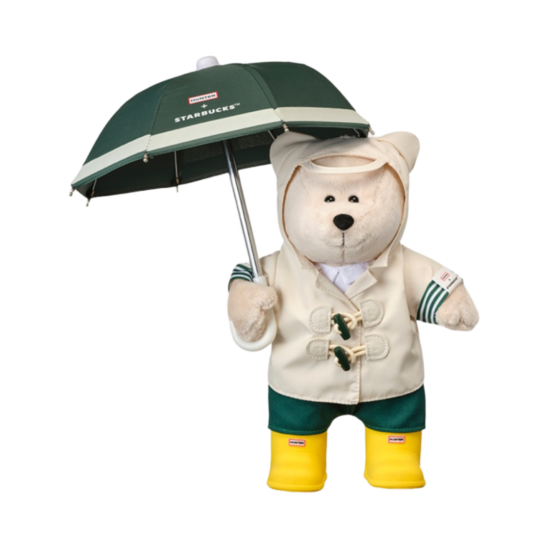 스타벅스 x 헌터 레이니 베어리스타 인형 크림(Starbucks x Hunter Rainy Bearista Doll Cream)