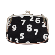 Sou Sou Canvas Soft Gamaguchi Bag (Double Layer)
