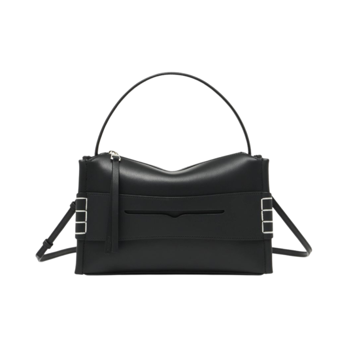 HB0716LA0360999 JW Anderson Loafer Leather Shoulder Bag Black