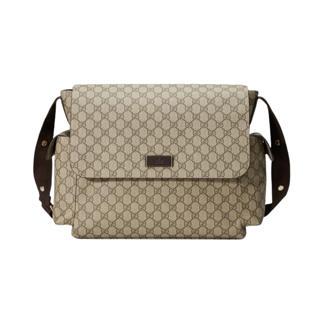 211131-KGDIG-8588 Gucci GG Plus Diaper Bag Beige Ebony