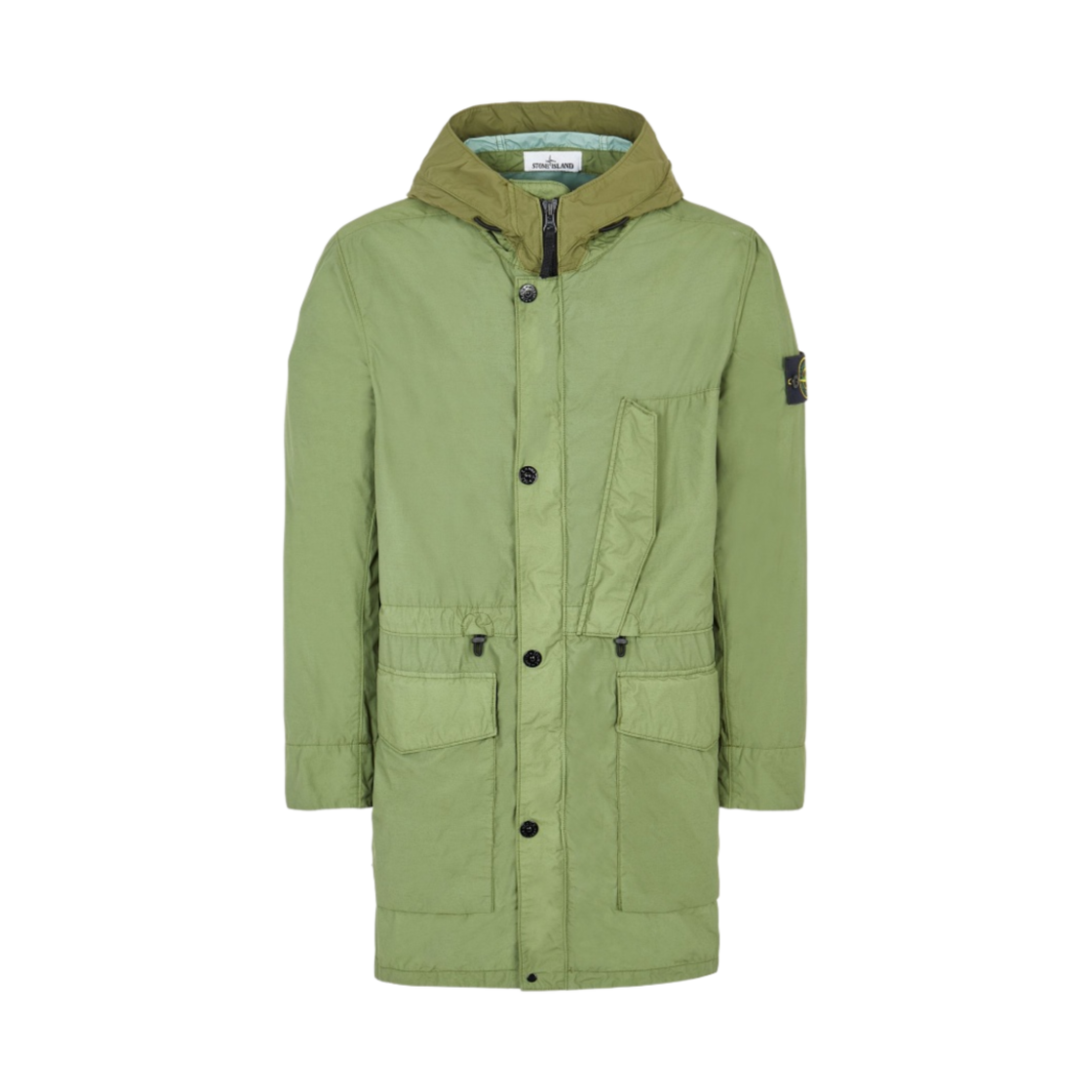 스톤 아일랜드 70132 나슬란 라이트 와트로 가먼트 다이드 파카 올리브 그린 - 22SS(Stone Island 70132 Naslan Light Watro Garment Dyed Parka Olive Green - 22SS) - 1
