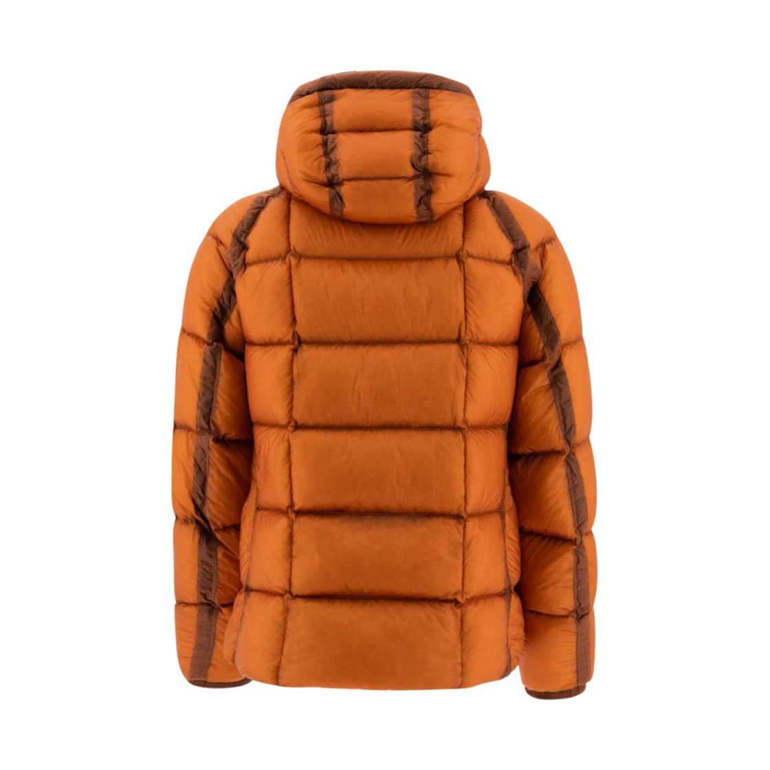 C.P. 컴퍼니 D.D. 쉘 후드 미디엄 다운 자켓 봄베이 브라운 - 24FW(C.P. Company D.D. Shell Hooded Medium Down Jacket Bombay Brown - 24FW) - 2