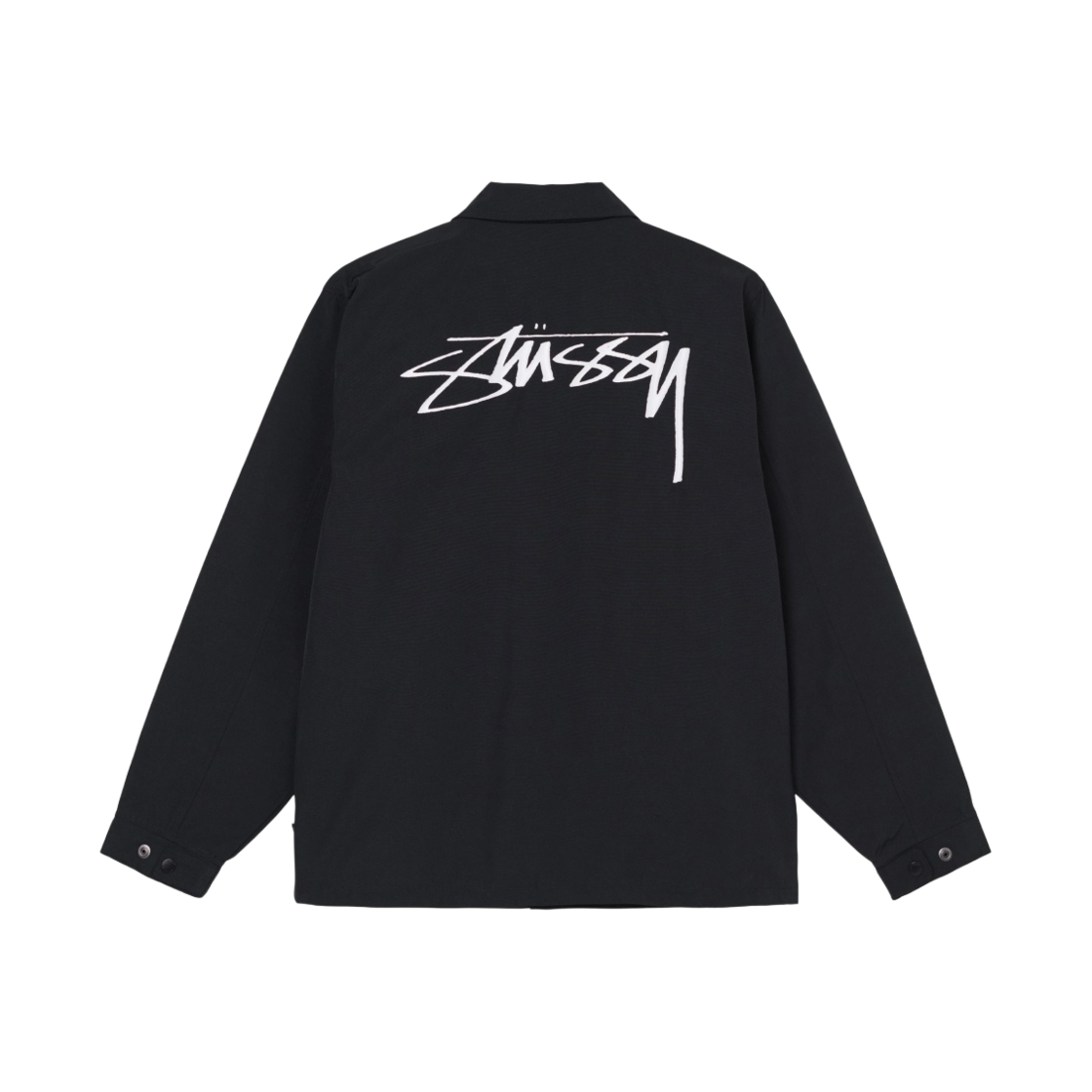 스투시 스무스 스탁 코치 자켓 블랙(Stussy Smooth Stock Coach Jacket Black) - 2