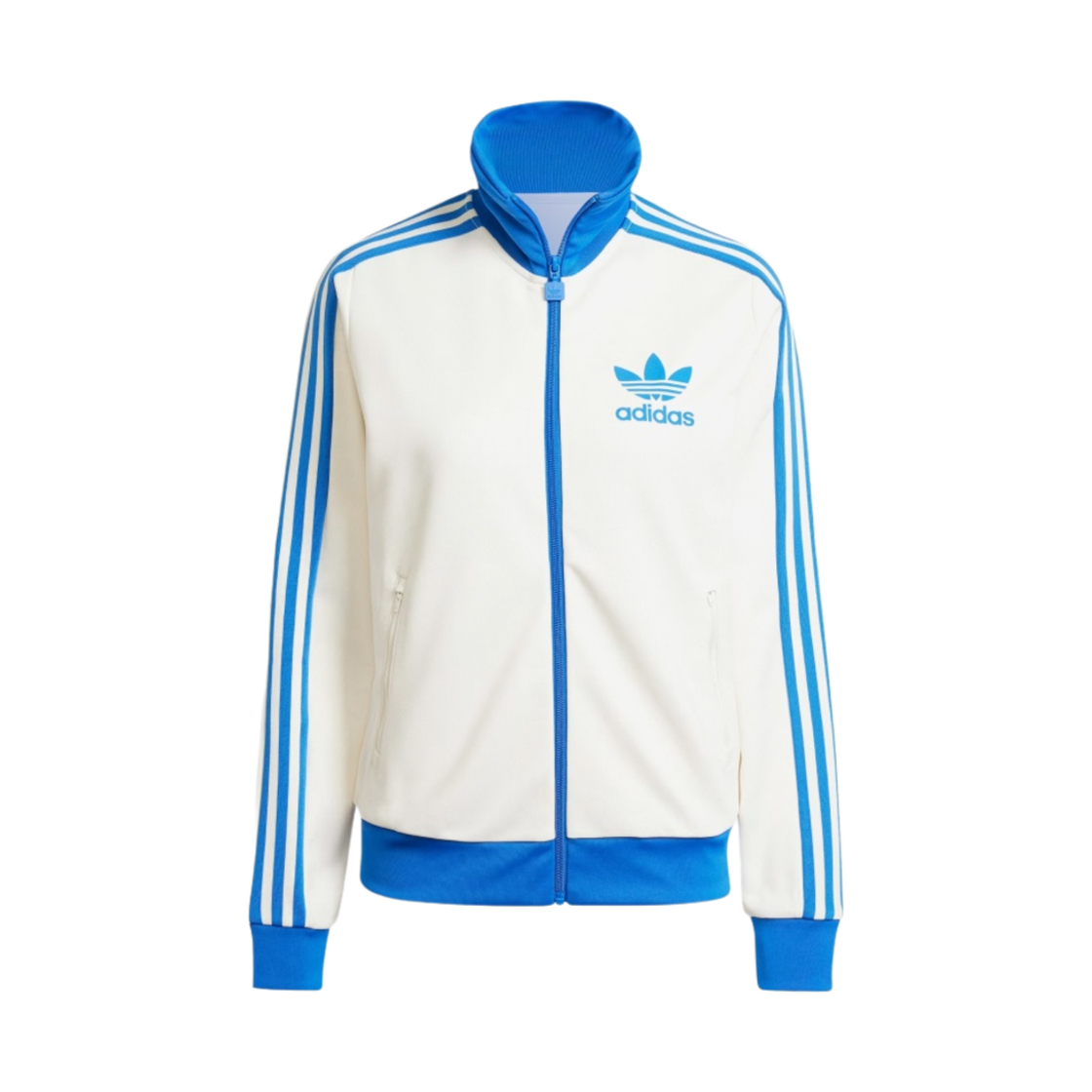 (W) 아디다스 오리지널스 베켄바우어 트랙 탑 클라우드 화이트 - KR 사이즈((W) Adidas Originals Beckenbauer Track Top Cloud White - KR Sizing)