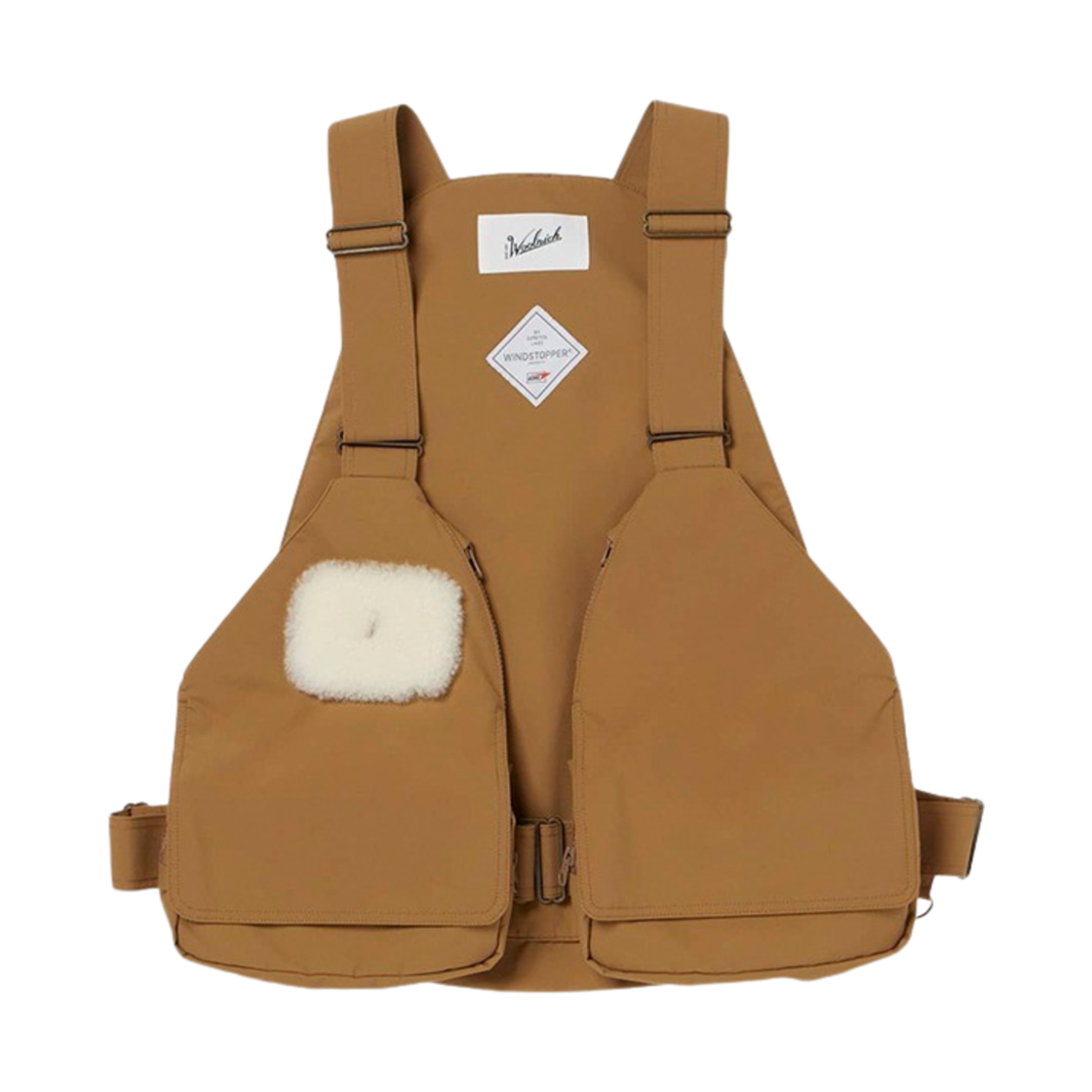 KM3DOTVWR28BG Woolrich Gtx 2L Fishing Gear Vest Beige