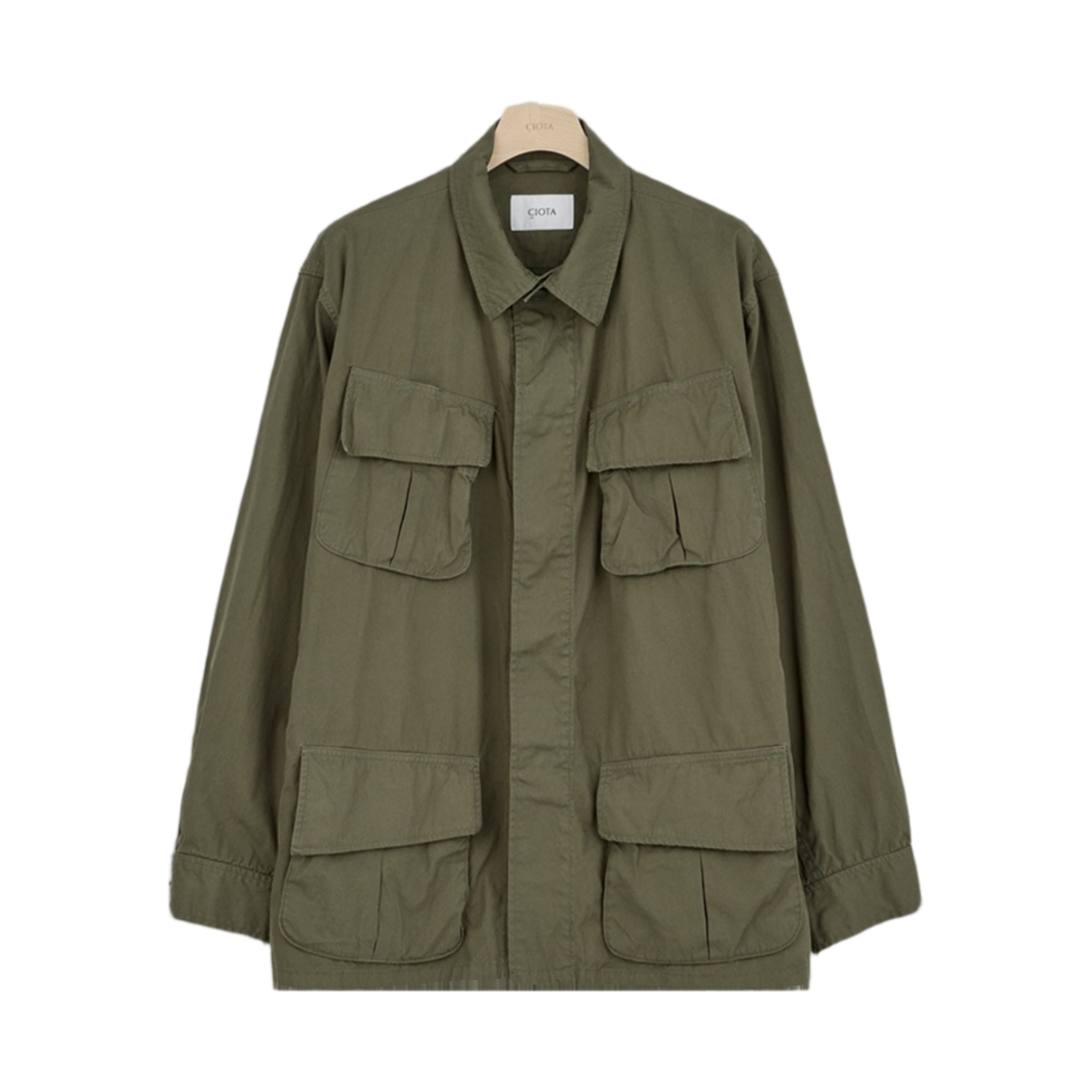 JKLM-116M-SB Ciota Jungle Fatigue Jacket Stone Bio Olive
