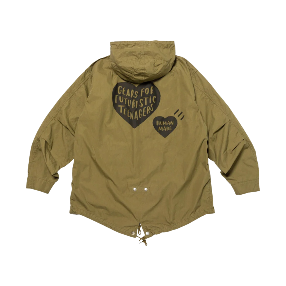 휴먼 메이드 후드 코트 올리브 드랩(Human Made Hooded Coat Olive Drab) - 2