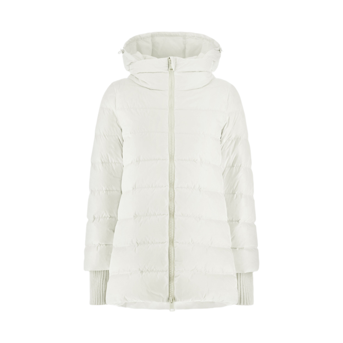 PI0660D-12004Z-1000 (W) Herno A-Shape Jacket In Nylon Chamonix White