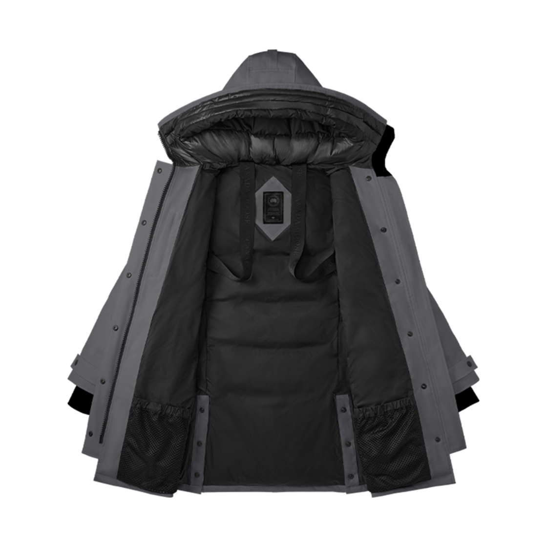 (W) 캐나다 구스 쉘번 파카 블랙 라벨 티타늄((W) Canada Goose Shelburne Parka Black Label Titanium) - 2