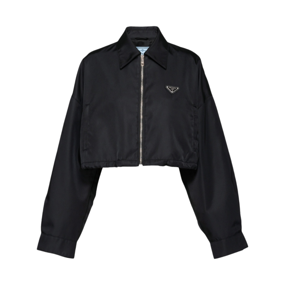 (W) 프라다 리나일론 블루종 자켓 블랙