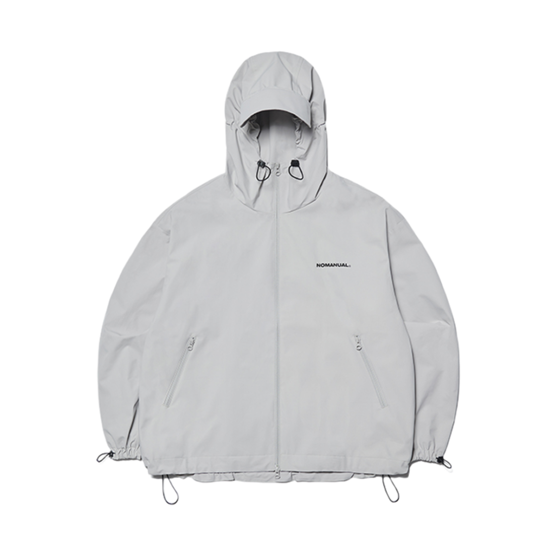 노매뉴얼 페논 윈드 쉘 웜 그레이(NOMANUAL Penon Wind Shell Warm Gray)