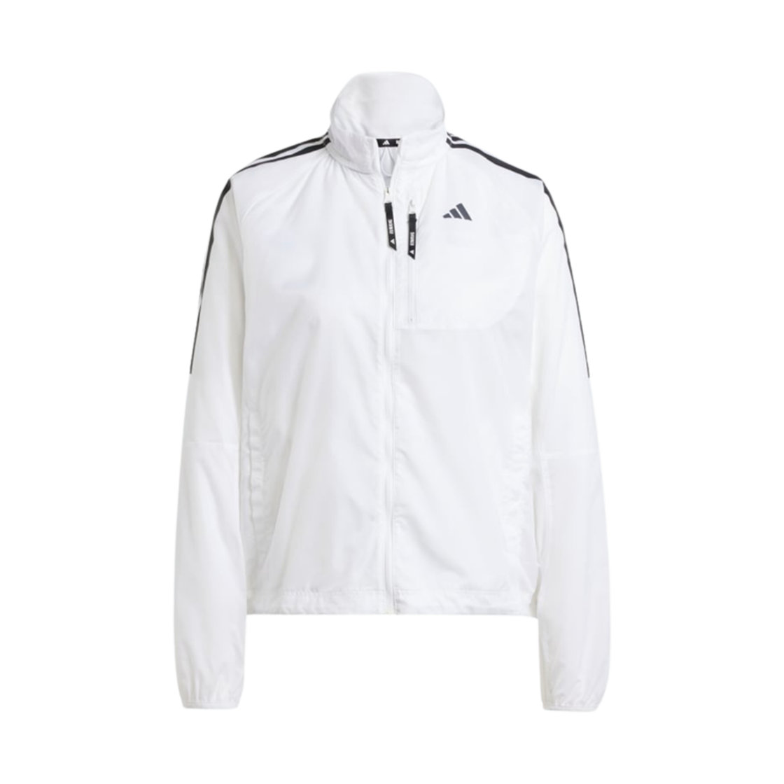 JD7755 (W) Adidas Own the Run 3-Stripes Packable Jacket White - KR Sizing