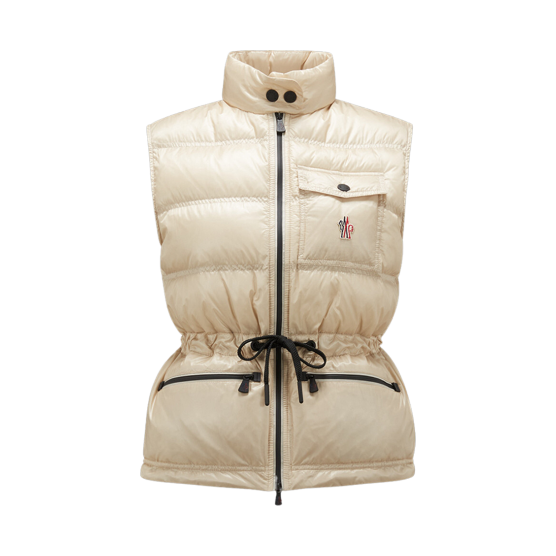 (W) 몽클레르 아롤레스 다운 질레 화이트 아이보리 - 23FW((W) Moncler Arolles Down Gilet White Ivory - 23FW) - 1