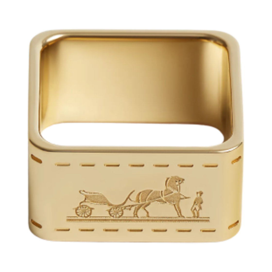 H601462S00 Hermes Bolduc Scarf 90 Ring Permabrass