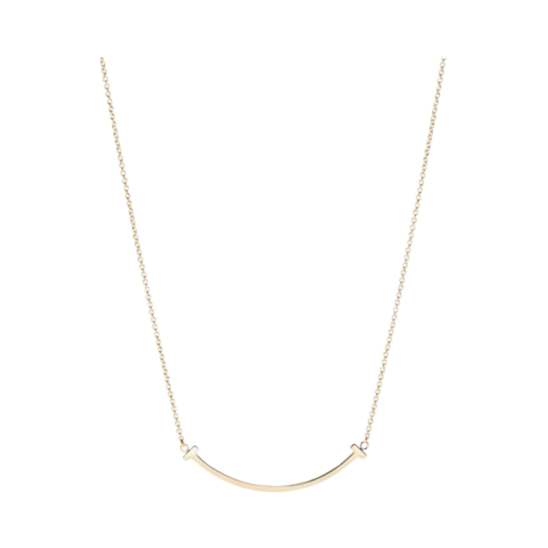60011679 Tiffany & Co. Tiffany T Smile Pendant Small Yellow Gold
