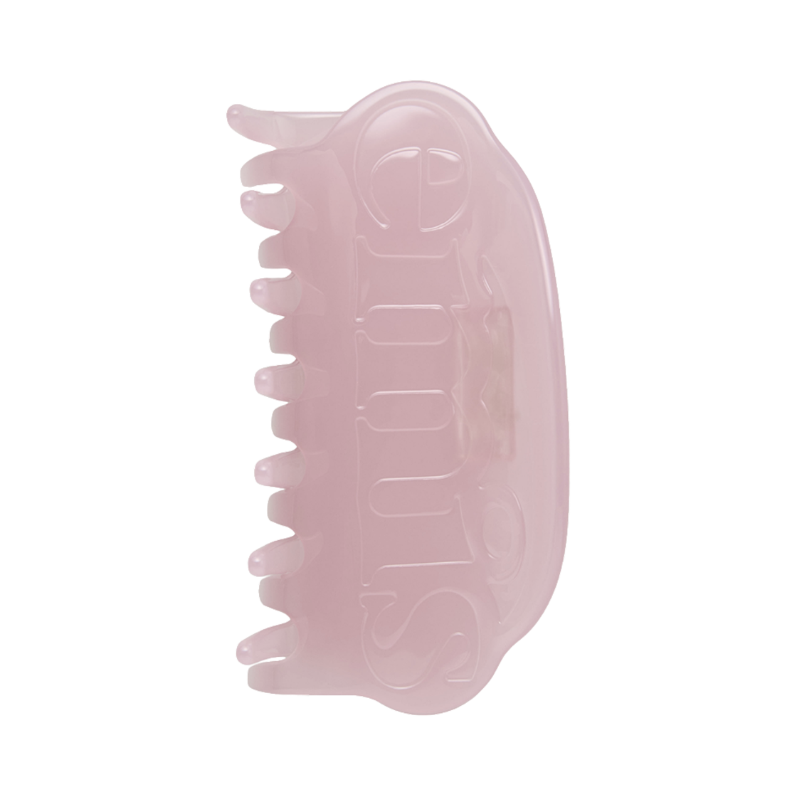 (W) 이미스 로고 헤어 클로 클립 핑크((W) Emis Logo Hair Claw Clip Pink) - 2