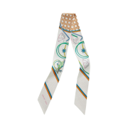 (W) Hermes Les Voitures A Transformation Twilly Blanc Orange Vert